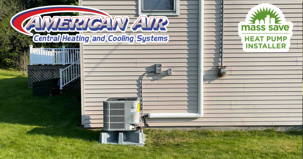 Air source heat pump installation in Reading, MA to get Mass Save 0% loan and rebates
